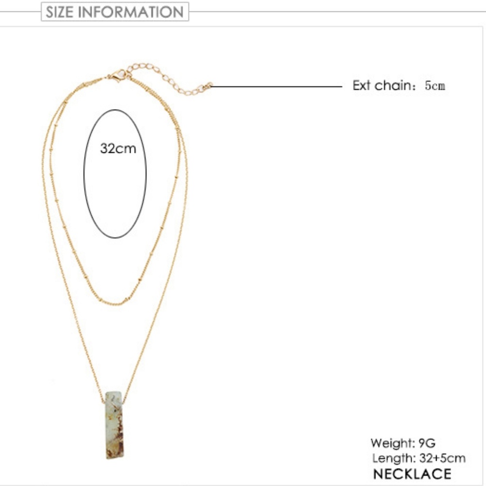 Natural Stone Necklace - Picture 6 of 6